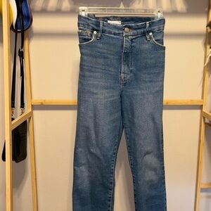 Good American Women's Straight Jeans in Blue